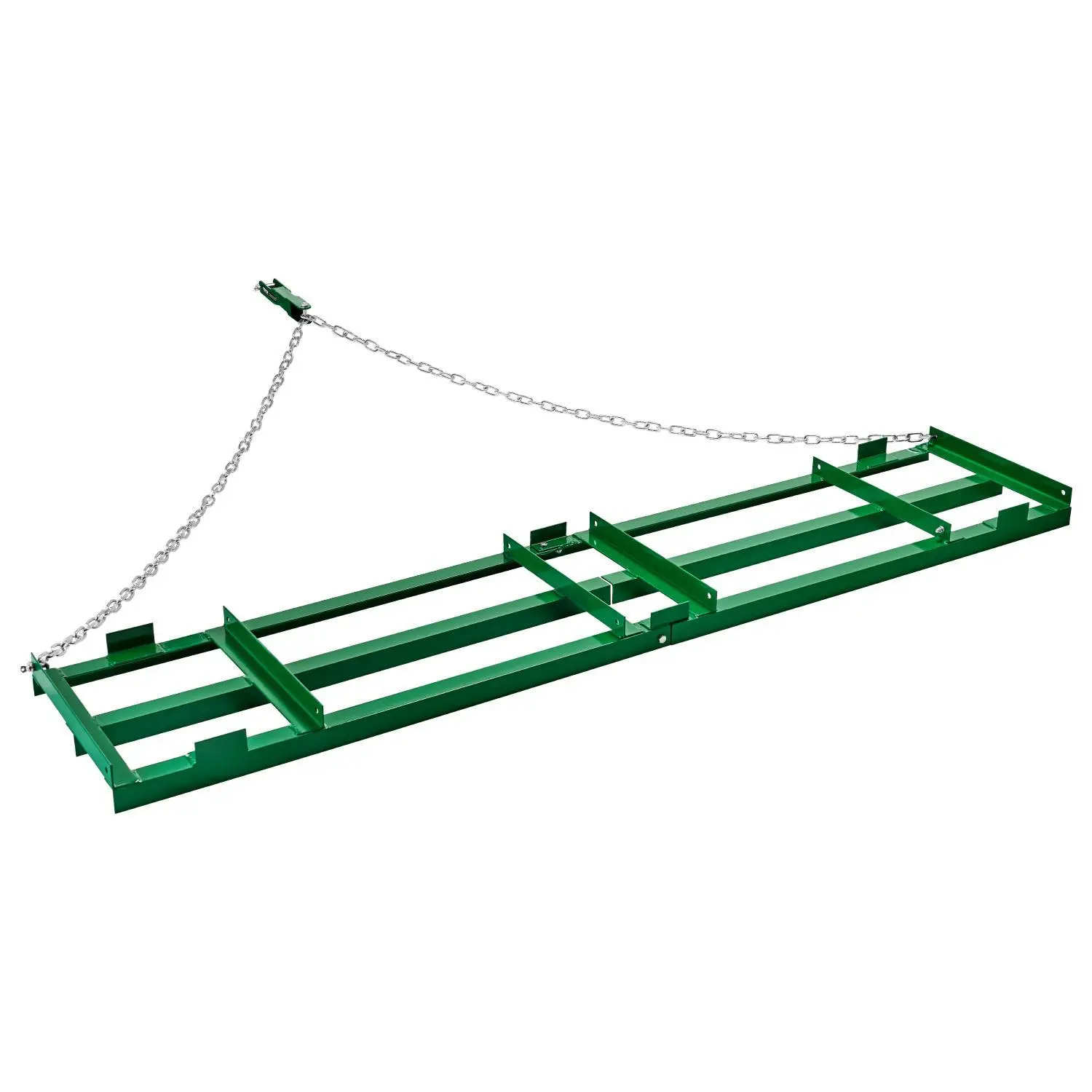 【SummerFinds】VEVOR Drag Harrow,  , 8 ft Heavy Duty Tow Behind Drag Harrow with Adjustable Bars & 72 in Chain, Driveway Grader Landscape Rake for ATV, UTV, Tractor, Mower Tow Behind Yard Lawn Leveling Tool