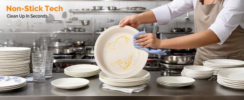 ROVSUN 5QT Chafing Dishes for Buffet 4 Pack, [Game Changer Maifanite-Coated] Chafing Dish Buffet Set, Chafers and Buffet Warmers Sets with Lid Holder, Naturally Elegant for Party Wedding Event