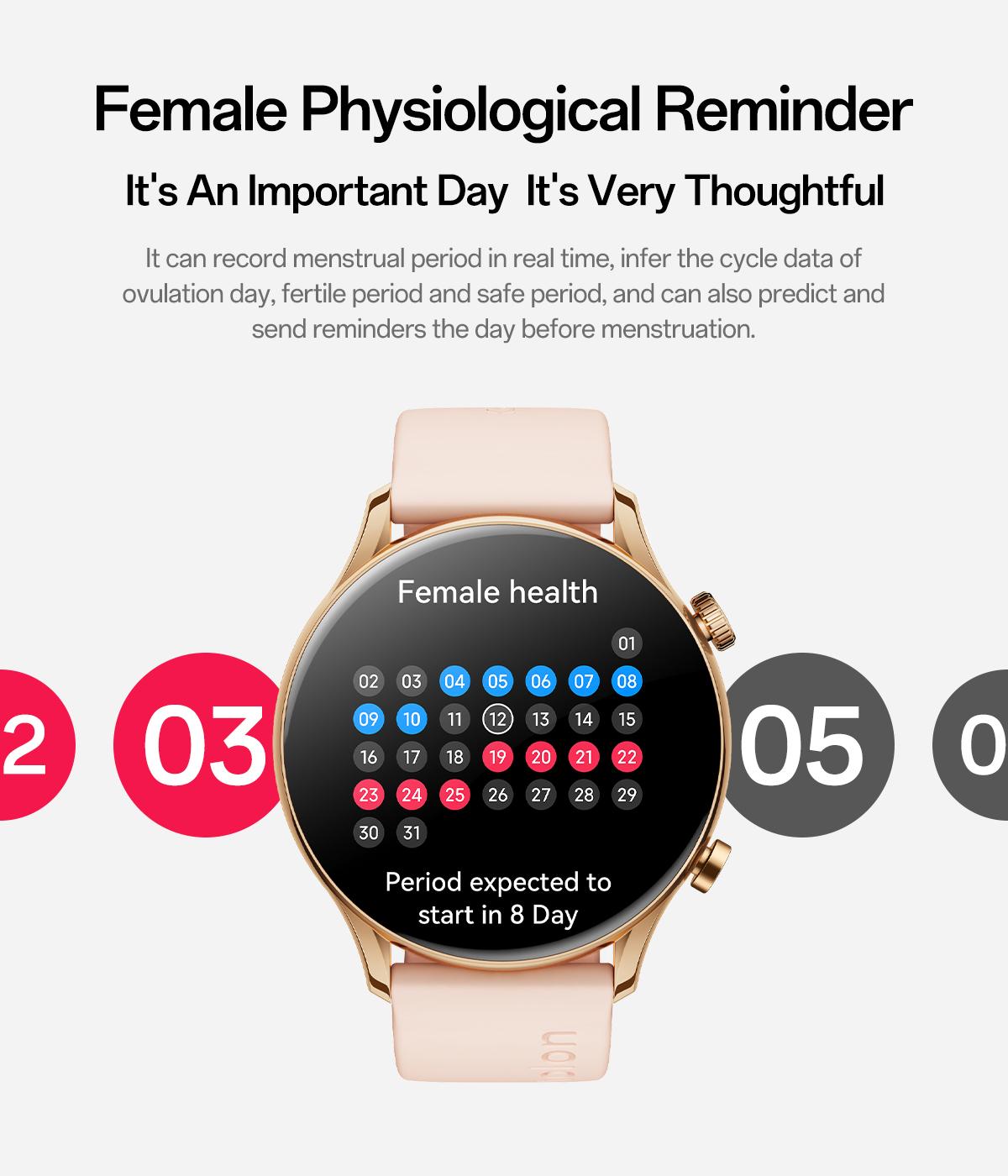 Aolon GTR3 Smartwatch — Stylish Spring Watch, 1.43" AMOLED HD display, AOD, heart rate monitoring, 110+ sports modes, waterproof, and up to 120-hour battery life. Compatible with iOS & Android, multiple colors, USB rechargeable, for Women & Men Aolon GTR3 Smartwatch — Stylish Spring Watch, 1.43" AMOLED HD display, AOD, heart rate monitoring, 110+ sports modes, waterproof, and up to 120-hour battery life. Compatible with iOS & Android, multiple colors, USB rechargeable, for Women & Men