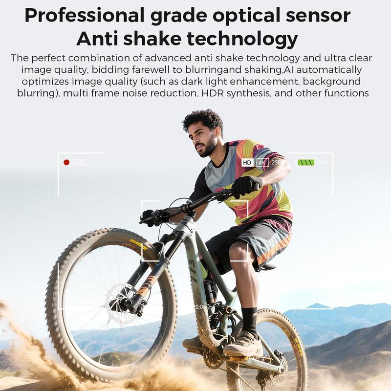 【Ivision6】AI Smart Glasses with 800W HD Camera – OpenAI Recognition, 1080P Anti-Shake Video, Real-Time Translation & Long Battery Life – Travel, Outdoor Adventures, Daily Fun, Hands-Free Convenience, Ideal Gift for Tech Enthusiasts & Frequent Travelers