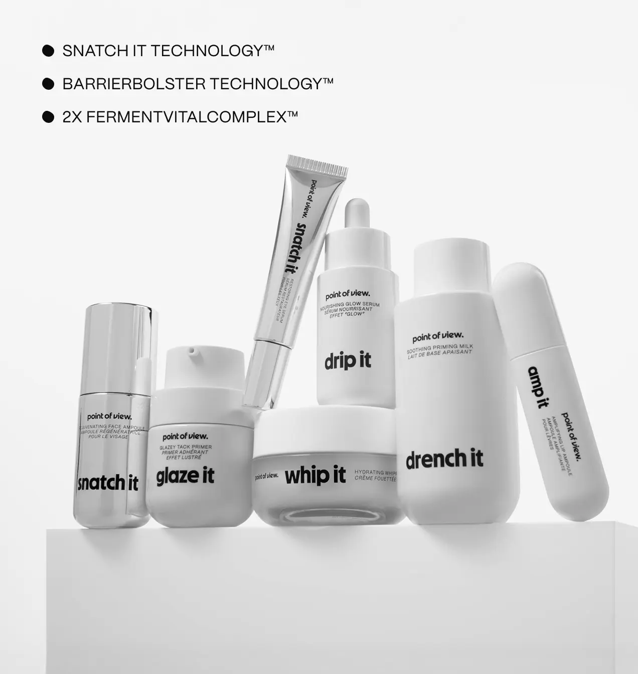 Complete It by Point of View: full-spectrum skin prep regimen
