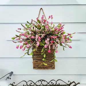 Wild Flowers Door Hanging Basket