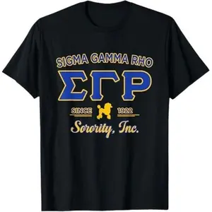 Sigma Gamma Rho HBCU T-Shirt Stylish Sorority Apparel for Greek Life Fans