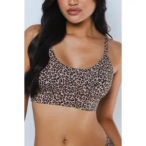 The Wild Cat | Shinesty Leopard Print Boob Hammock™ Scoop Bralette