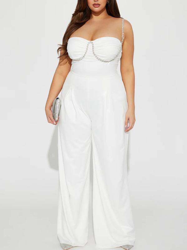 Let's Get Married Jumpsuit - White