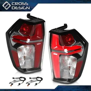 CROSSDESIGN Fit For 2021-2023 Chevy Suburban Tahoe LED Tail Lights Brake Lamps Left Right