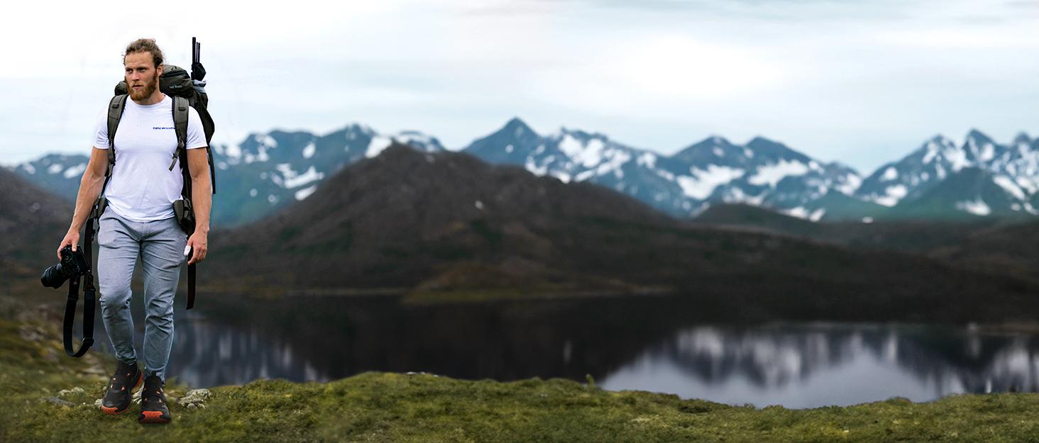 FitVille Men's Extra Wide Slip On Shoes with Arch Support, Comfortable Orthopedic Hiking Sneakers for Travel Camping, Waterproof and Breathable Outdoorfun SpringStatements