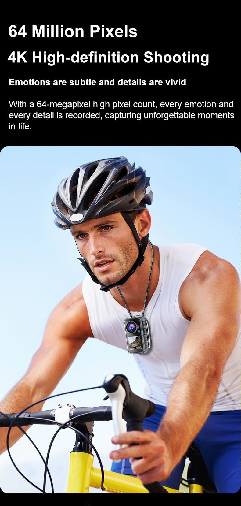 NUISK WiFi Action Camera with Dual Touch Screens Waterproof Up to 98ft 5X Zoom EIS Stabilization Compact Magnetic Mount ,Ideal Gift for Girls, Boys Teenagers, and Beginners, Birthday Christmas Gift Stick Bodycam Camera TikTokShopSpringGlowUp