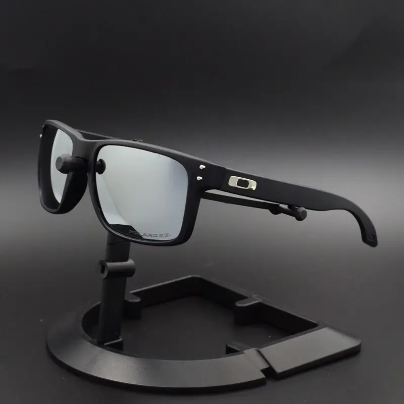 Oakley Outdoor Polarized Square Sunglasses – Blue Mirror UV400 Protection Eyewear for Men Women, Travel and Sports ( include Box)