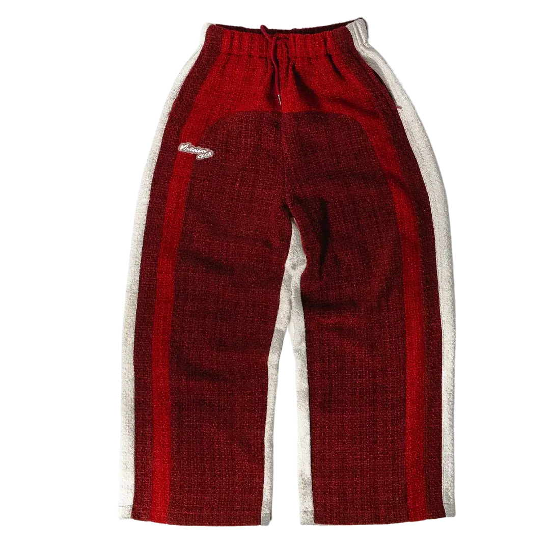 "RADIANT AURA" V2 WIDE LEG SWEATS  (TRIPLE CHERRY)