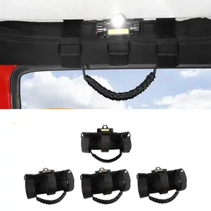 For Jeep Wrangler JK JL JT Interior Roll Bar Grab Handle W/Light Accessories Replacement
