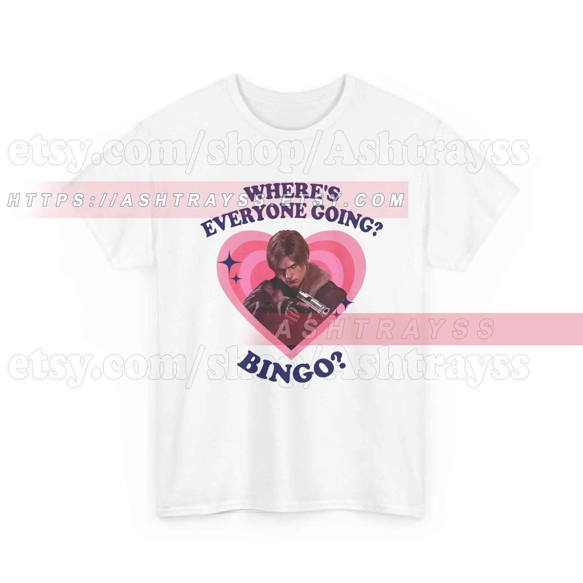[ Sale Up to 45%] Comfort Colors®Leon Kennedy Where's Everyone Going? Bingo? shirt, Leon S. Kennedy Tee, Leon Kennedy RE9 shirt, Leon S. Kennedy Sweatshirt