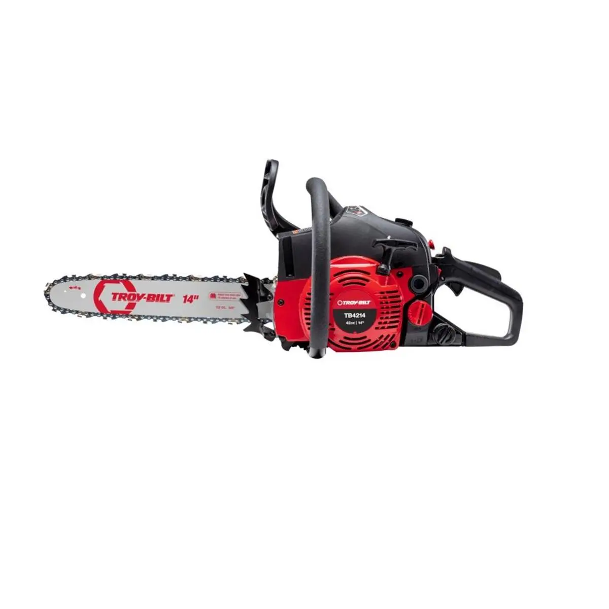 MTD Southwest 42 cc 2-Cycle Lightweight Gas Chainsaw with 14" Low-Kickback Bar, Anti-Vibe Grips, 3-Point Vibration-Reducing Handles, Automatic/Adjustable Bar and Chain Oiler, Easier Pull Starts, Spring Assist Technology for Limb Cutting, Automatic Bar And