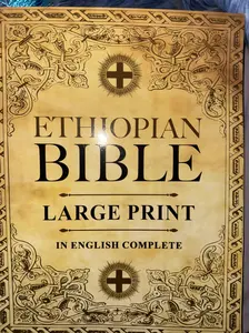 English Complete Large Print Paperback Ethiopian Bible - African Scriptures, Includes Apocrypha, Deuterocanonical Books, Book of Enoch, Judith, Bel and the Dragon & More, Release Date 8/7/2025