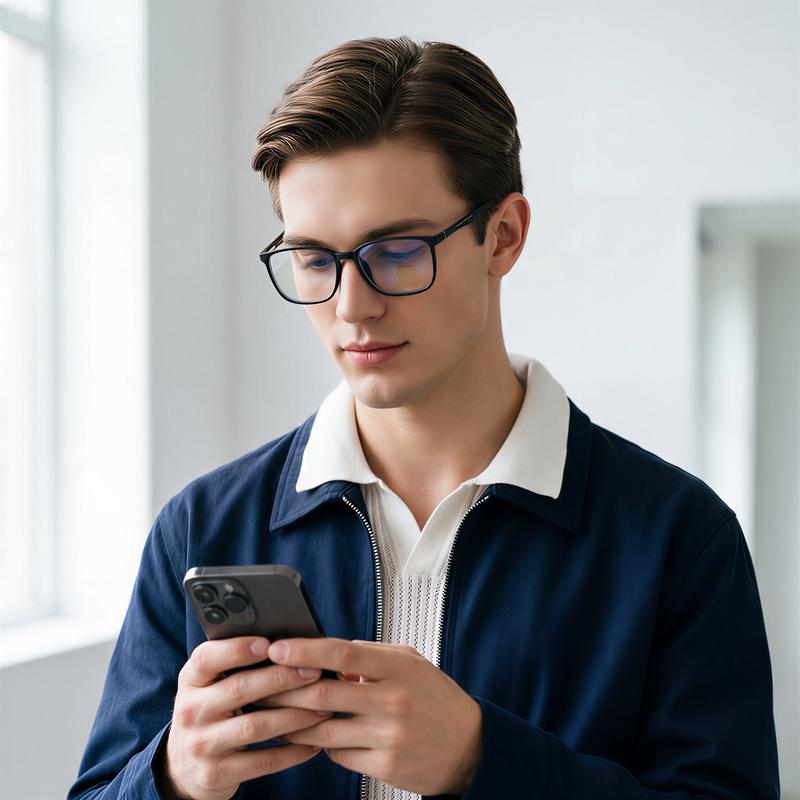 ZENOTTIC Blue Light Glasses for Office, Gaming & Screen Time – Ultra Lightweight TR90 Frame, All-Day Comfort, Unisex