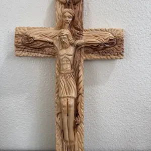 Hand carved the Holy Spirit cross