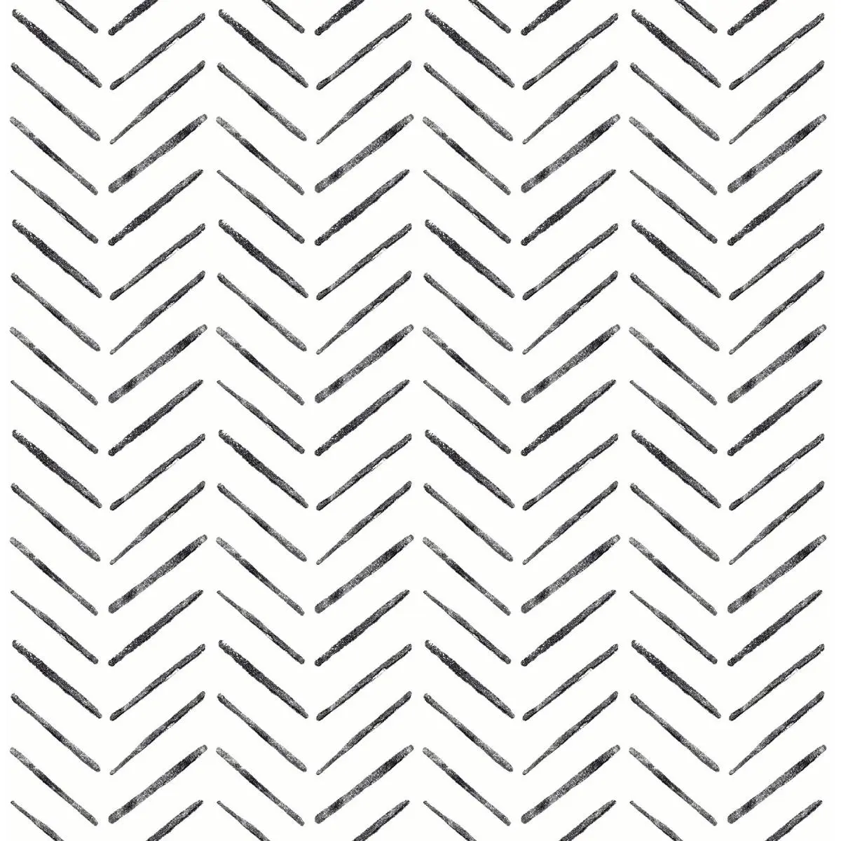 212 MAIN Chevron Geometric Self-Adhesive Peel & Stick Vinyl Wallpaper Roll, Black Repositionable 20.5x18ft - Home Decor Supply, DIY Projects, Adult Living Room Wallpaper Roll Hanging Decor