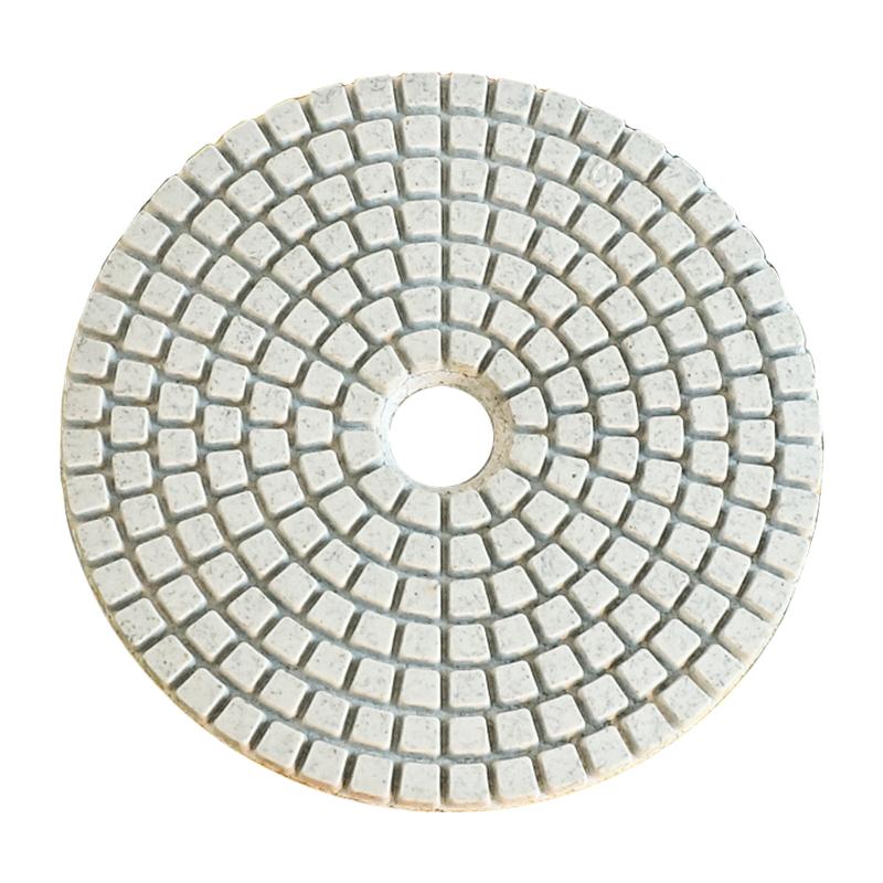 5 PCS 4 Inch Diamond Resin Polishing Pads Set 200mm Wet Polishing Pads for Granite Marble Concrete Stone Tile