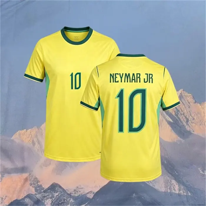 2026 Yellow Brazil No.10 Neymar Short sleeve jersey