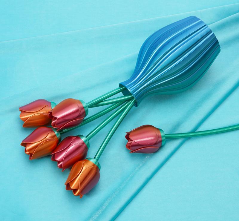 Bambu Lab PLA Silk Dual Color, 3D Printing Filaments and Materials