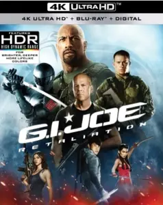 G.I. Joe: Retaliation  [4K ULTRA HD BLU-RAY MOVIE] 4K Mastering, Steelbook, Subtitled, Widescreen, 2 Pack, Ac-3/Dolby Digital, , Dolby, Dubbed, O-Card Packaging