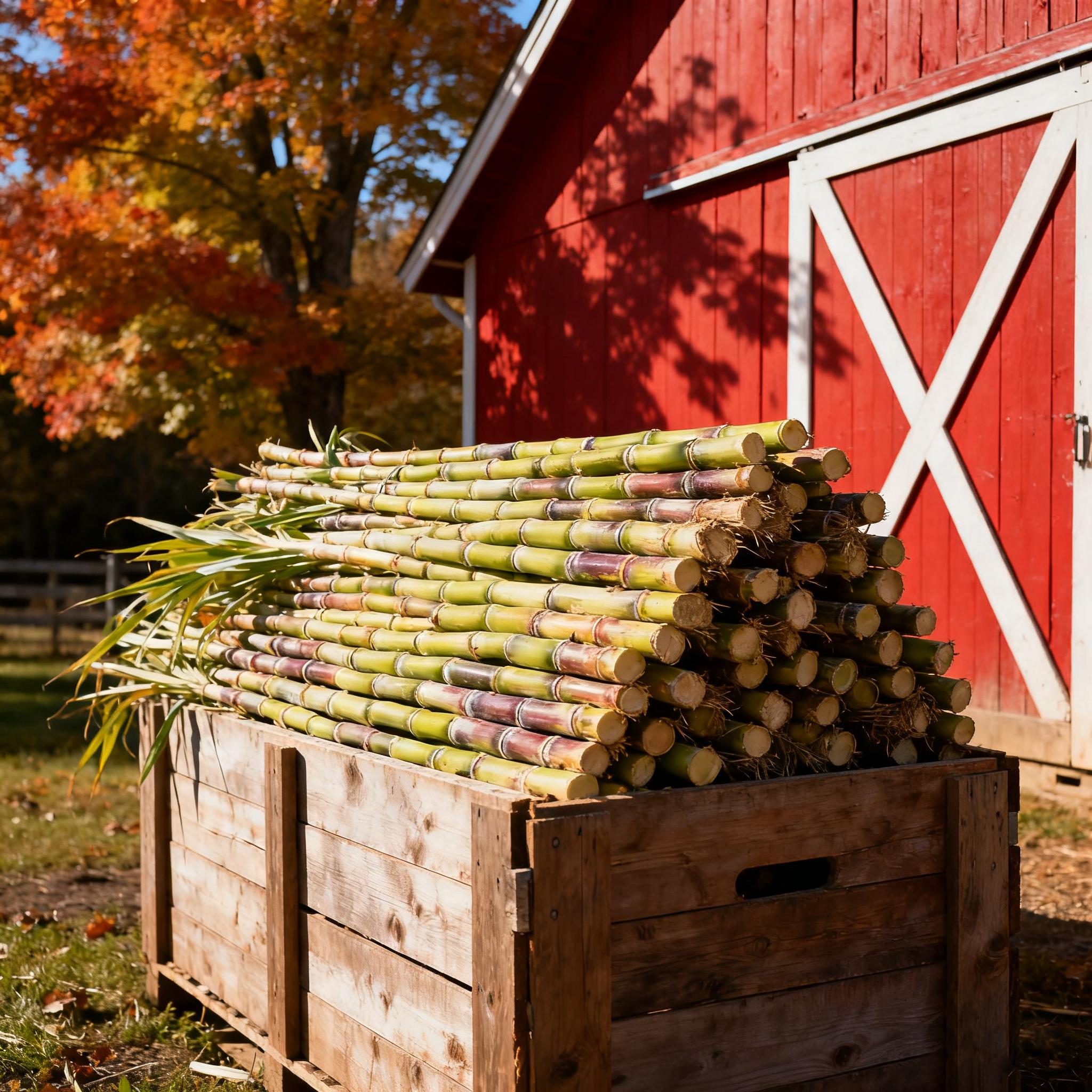 Fresh Sweet High-Yield Sugarcane Seeds Easy to Grow for Home Fruit Planting All Seasons Non-Cloying Mellow Aftertaste