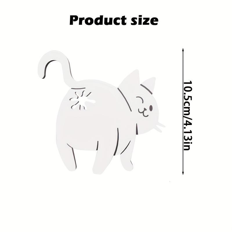 3 Pcs Cat Butt Bread Clip - 3D Printed Humorous Kitchen Gadget - Plastic Bag Holder for Bread & Snacks - Cute Animal Pantry Storage Accessory - Quirky Home Decor Gift - Playful Design - Lightweight Accessory - Pet Lovers
