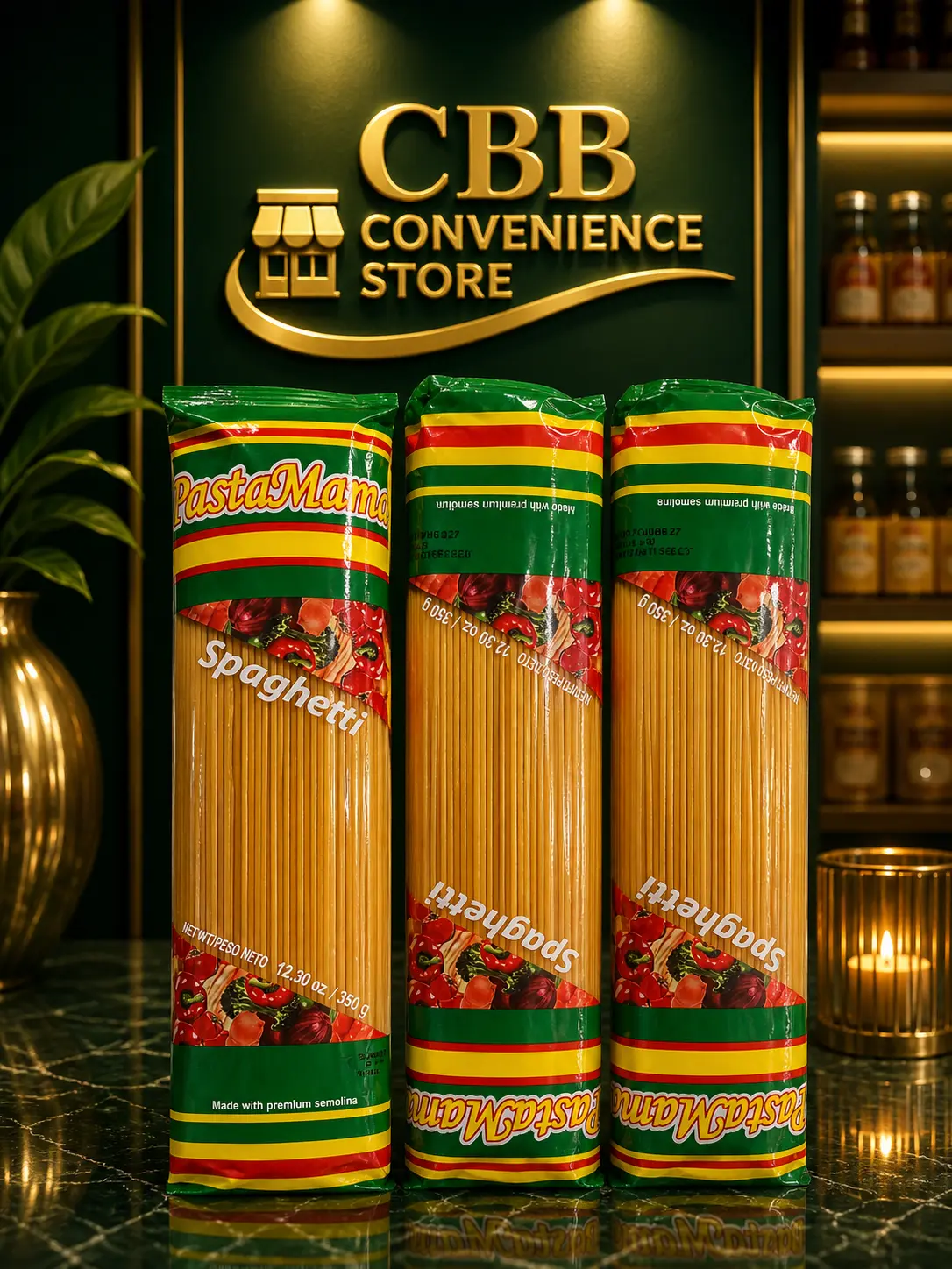 Spaghetti Mama Haitian Premium Spaghetti Noodle, Traditional Style Food, 3-Pack (Price: $10)