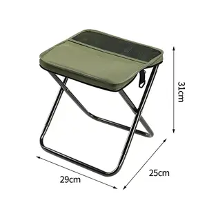 Portable Foldable Backpack Stool, Pocket Chair Camping Fishing Stool, Mini Outdoor Camping Stools Sling Bag, Collapsible Stools Chairs Carry Bag for Fishing Travelling Picnics