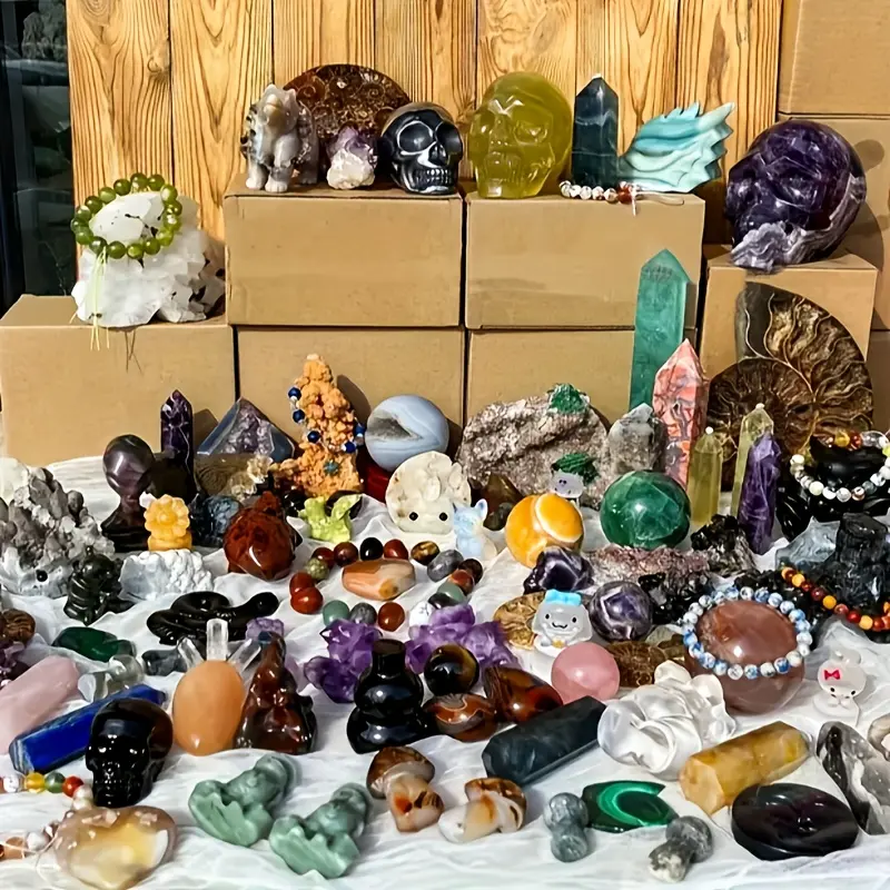 Charlie&Sally Crystal Universal Link - Assorted Gemstones & Healing Crystals for Decor & Collectibles