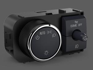 Nilight Headlight Dimmer Switch Compatible with 2007 2008 2009 2010 2011 2013 Chevy Silverado 1500 2500HD 3500HD Tahoe 2007-2014GMC Sierra 2500HD 3500HD Yukon with Greenish LED Light