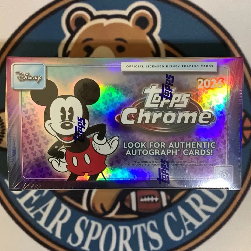 1 PACK - 2026 Topps Chrome Disney Hobby Pack