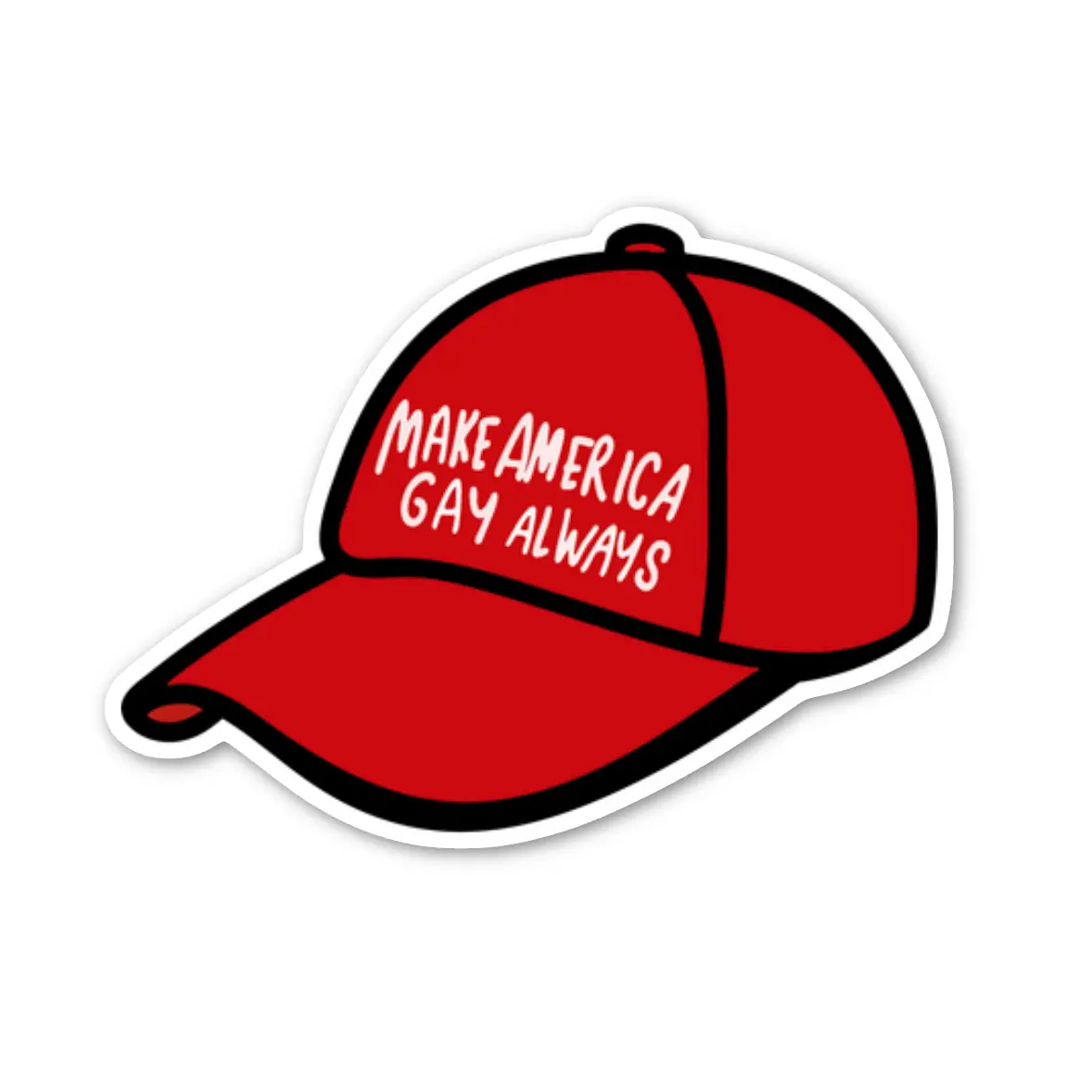 MAGA Hat Sticker MAGA Hat Sticker