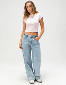 RSQ Womens High Rise Baggy Jeans