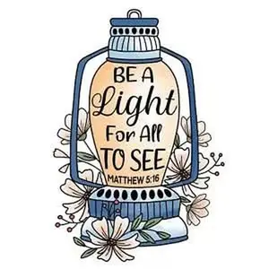 Be A Light 2x2 Magnet Be A Light 2x2 Magnet