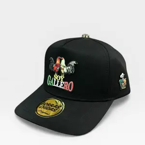 “SOY GALLERO” GORRAS CHIDAS SNAPBACK HAT PLATE STYLE CAP FOR MEN AND WOMEN VISERA GAMUZA