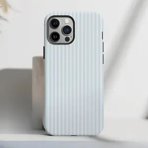 Personalized Blue Phone Case Custom Monogram Phone Case Aesthetic Striped Phone Case Summer Coastal Phone Case Preppy Phonecase Blue BeachyCover for IPhone17 16 15 14 13 12 11 Plus Pro Promax Case for IPhone Tough Phone Case