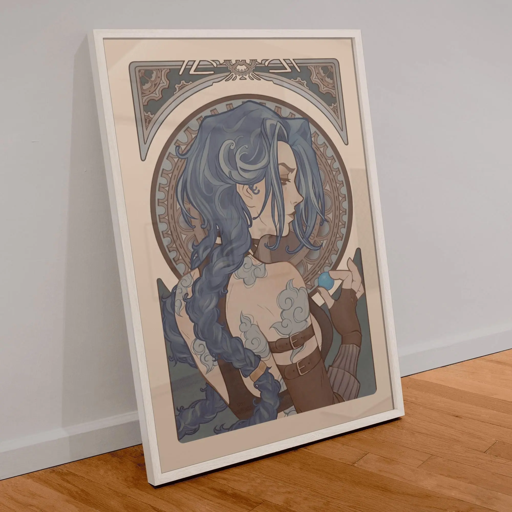 Arcane Game Poster, Stunning Game Wall Art, Arcane Jinx Artwork, Unique Gamer Gift for Fans, Video Game Decor