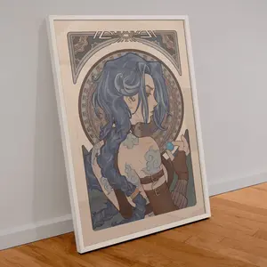 Arcane Game Poster, Stunning Game Wall Art, Arcane Jinx Artwork, Unique Gamer Gift for Fans, Video Game Decor