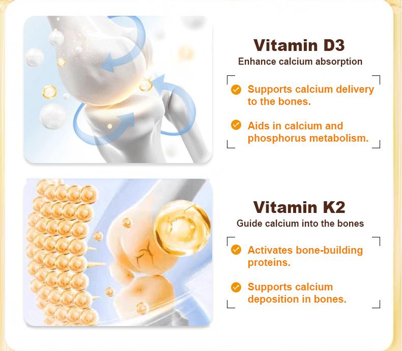 Deal Supplement Vitamin D3 & K2 250 Veggie Softgels 5000 IU D3 & 100 mcg K2 for Bone Immune Health & Calcium Absorption Gluten-Free Dairy-Free - Nutrient Rich Complex