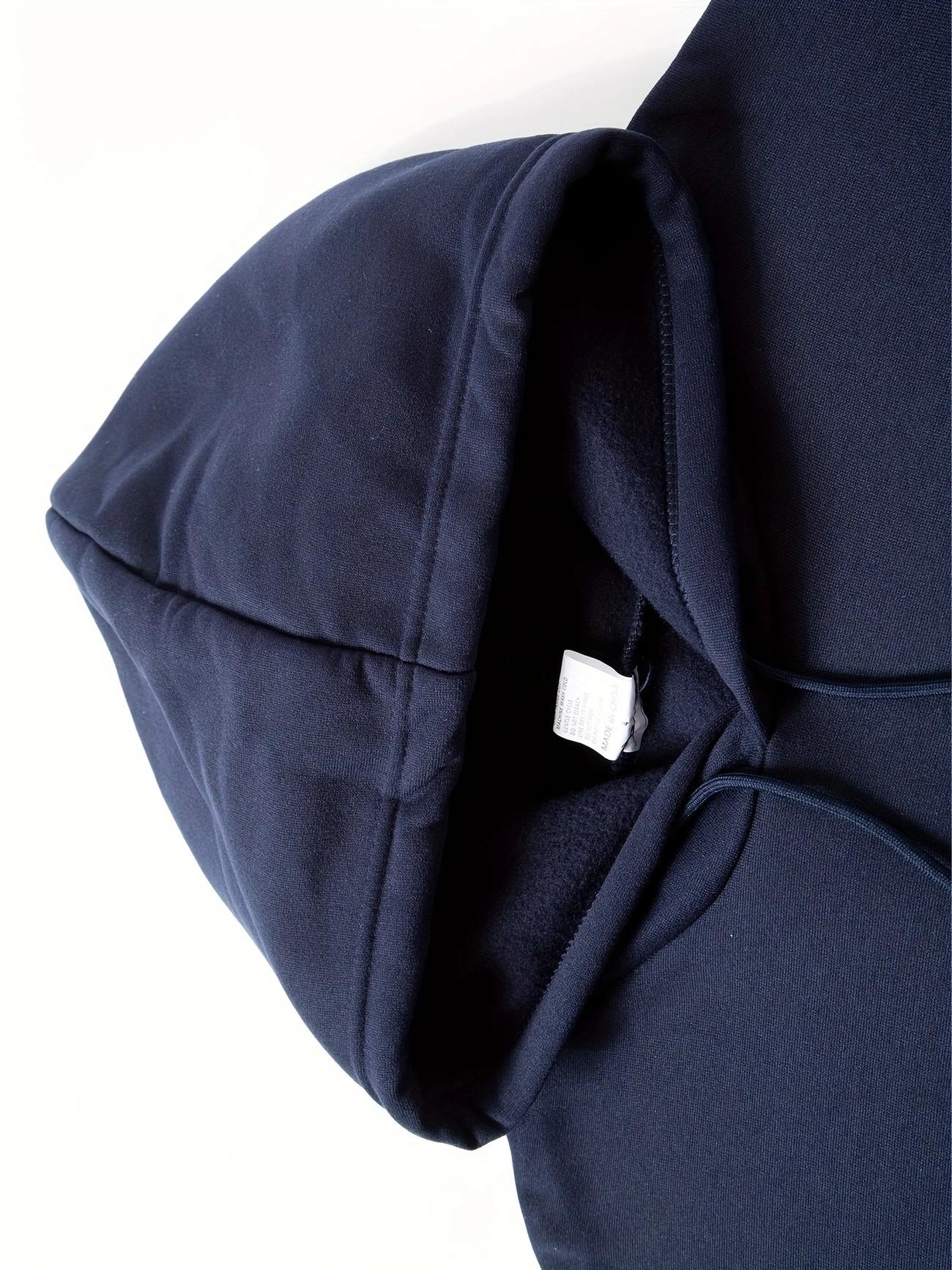 Men's 2-Piece Hooded Set, Paris Letter-Printed Hoodie, Drawstring Sweatpants