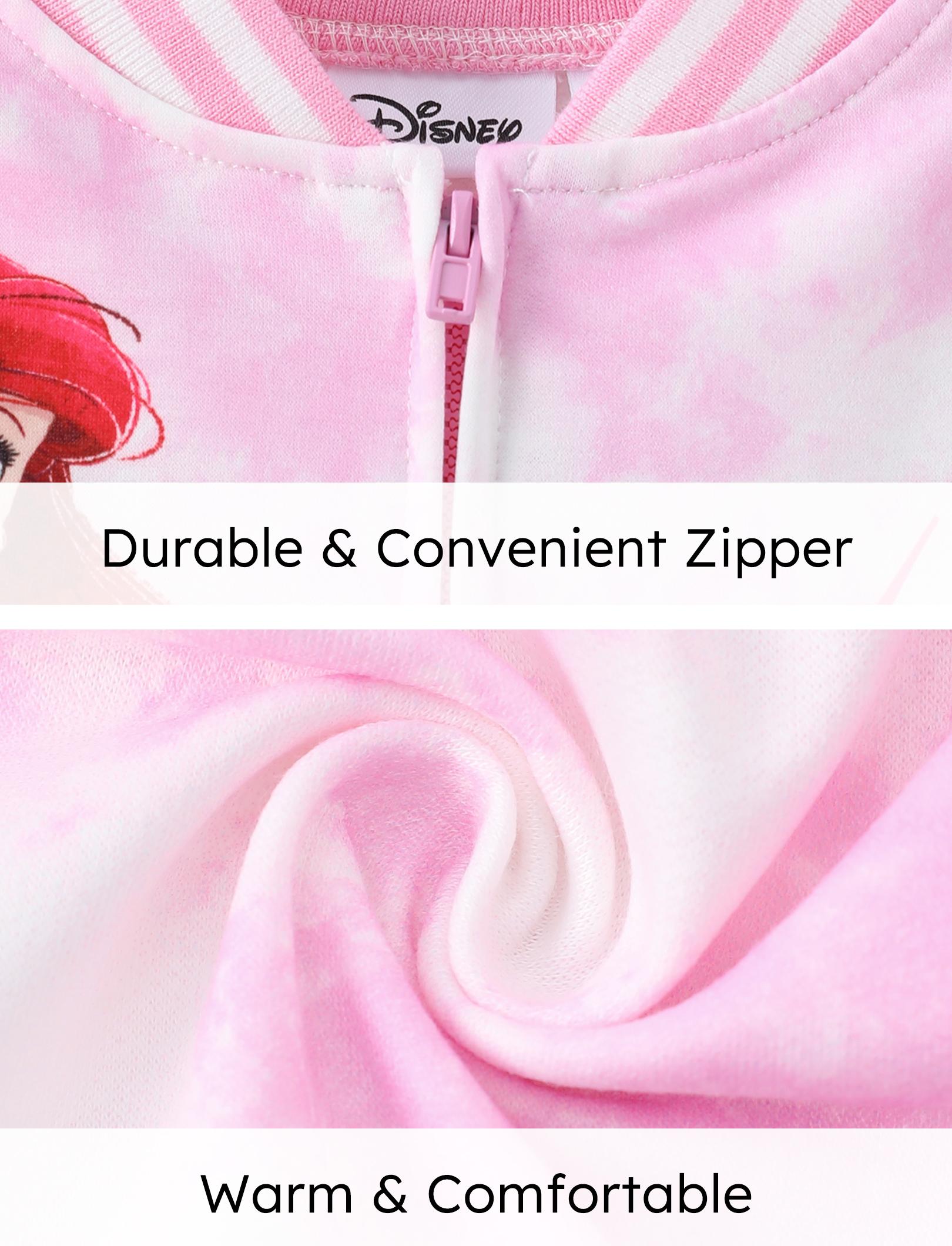 Disney Princess Kids' Baseball Jackets Featuring Moana Rapunzel & Other Princesses Colorful Printed Cute Style Vibrant Unique,SprIngGIowUp ,RefreshedLook Disney Princess Kids' Baseball Jackets Featuring Moana Rapunzel & Other Princesses Colorful Printed Cute Style Vibrant Unique,SprIngGIowUp ,RefreshedLook