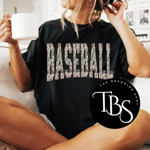 Distressed Camo Baseball T-Shirt, Graphic Tee, Gifts Ideas