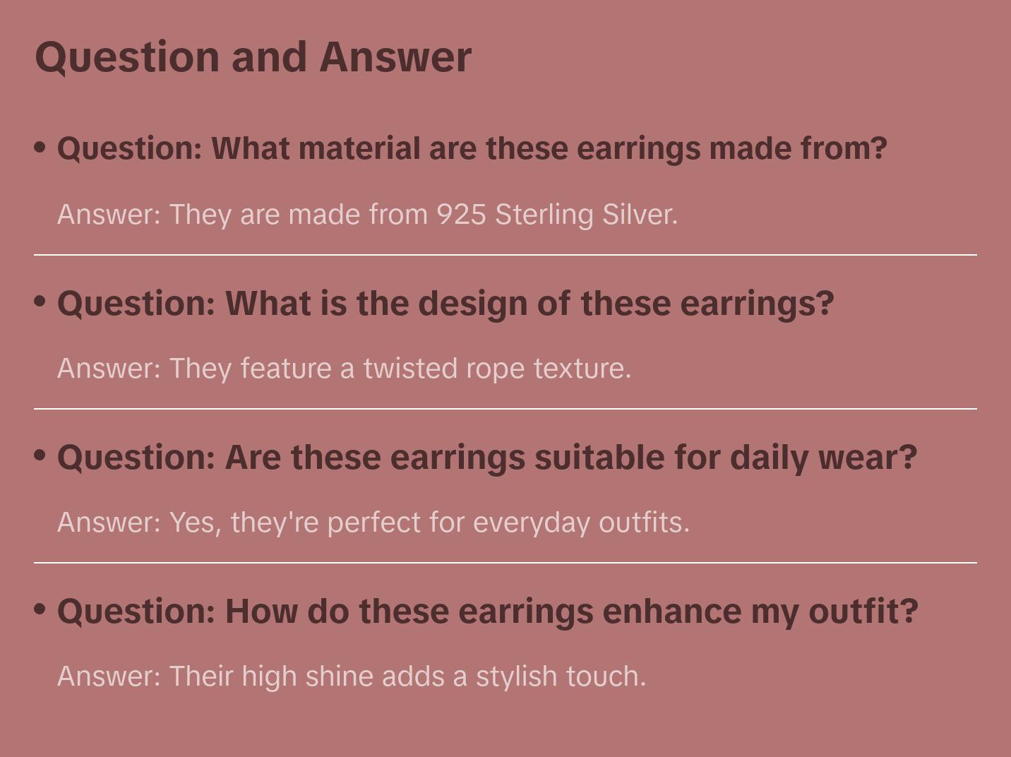 Braided Rope Open Circle Stud Earrings