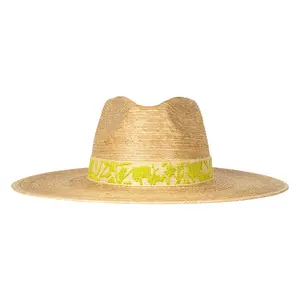 Verde Bloom Palm Hat