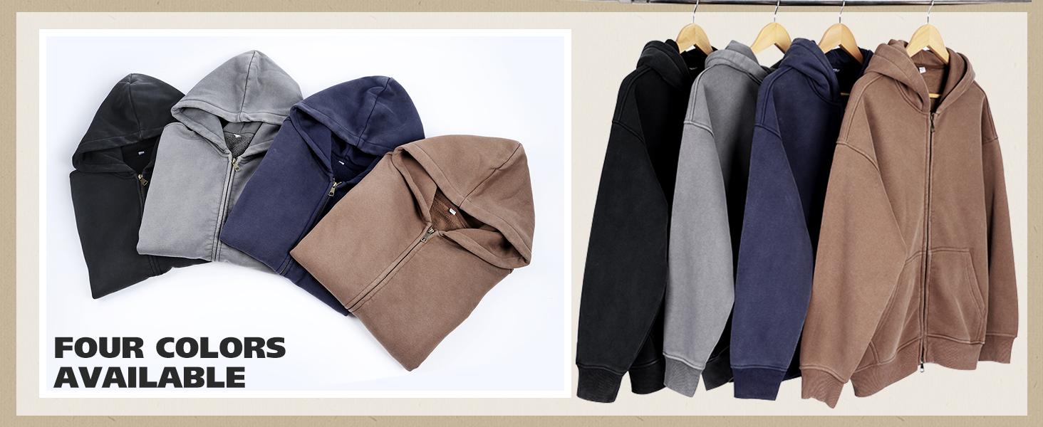 Arssm Unisex Oversized Zip-Up Hoodie – Vintage Heavyweight Cotton Fleece Sweatshirt for Distressed Streetwear & Cozy Casual Jackets Arssm Unisex Oversized Zip-Up Hoodie – Vintage Heavyweight Cotton Fleece Sweatshirt for Distressed Streetwear & Cozy Casual Jackets