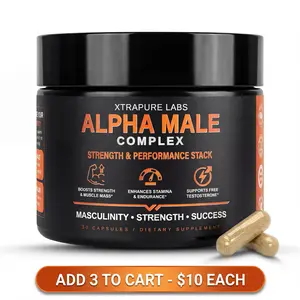 Alpha Male Complex – Strength & Performance Stack | Fadogia Agrestis & Epimedium | 30 Capsules