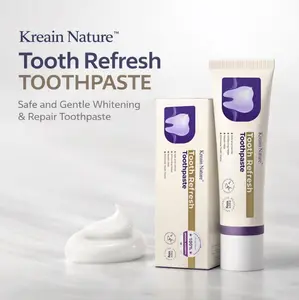 Kreain Nature Oral Care Toothpaste, fresh breath, prevent tooth loss, natural ingredients, gentle care,Whitening & Gentle Formula for a Clean