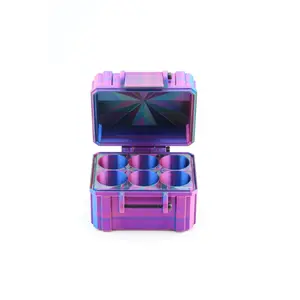 Lightweight Vial Case – Fits 6 × 10ml Vials, TRT, HRT Travel, Fridge & Freezer Organizer Essential Oil