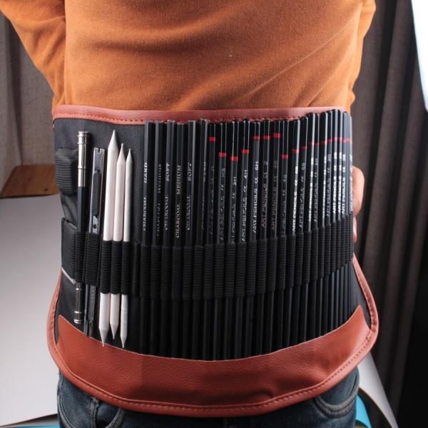 Pencil Set Drawing and Sketching Materials, Artist Painting, Art Supplies with Sketching Pencils Graphite and Charcoal for Adult Professionals, 31 Pieces zipper case pretty gift